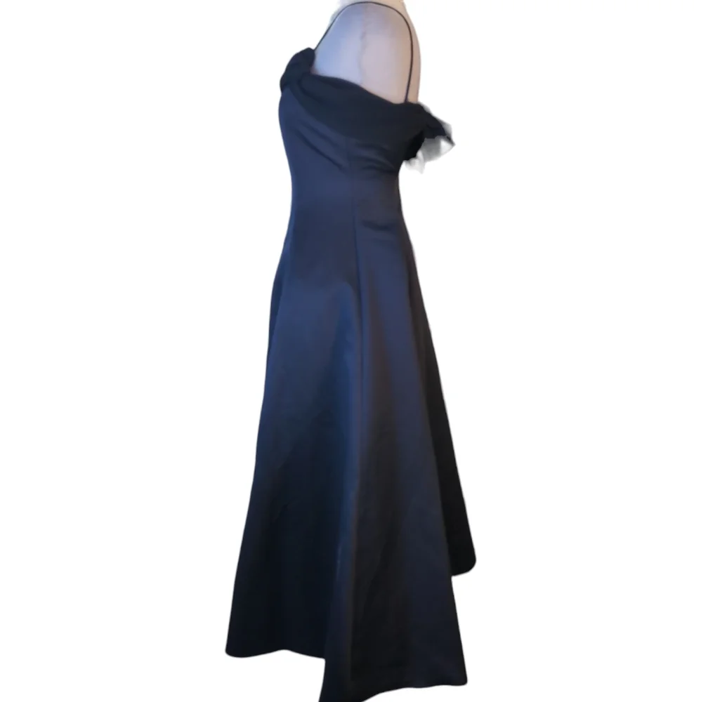 David's bridal Michaelungelo dress size 10 color Navy blue - Picture 3 of 7